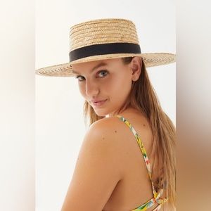 Urban Outfitters straw boaters hat
